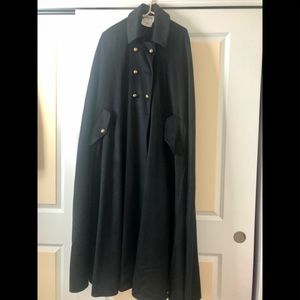 Cape. Black Full Length